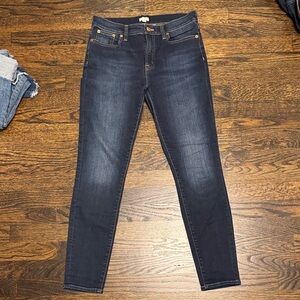 J. Crew Dark Indigo Skinny Jeans